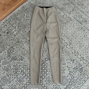 Zara fitted leather pants